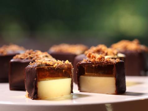 Chocolate-Covered Maple Brandy Jellies with Nuts