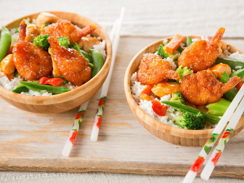 Sweet and Sour Shrimp and Chicken