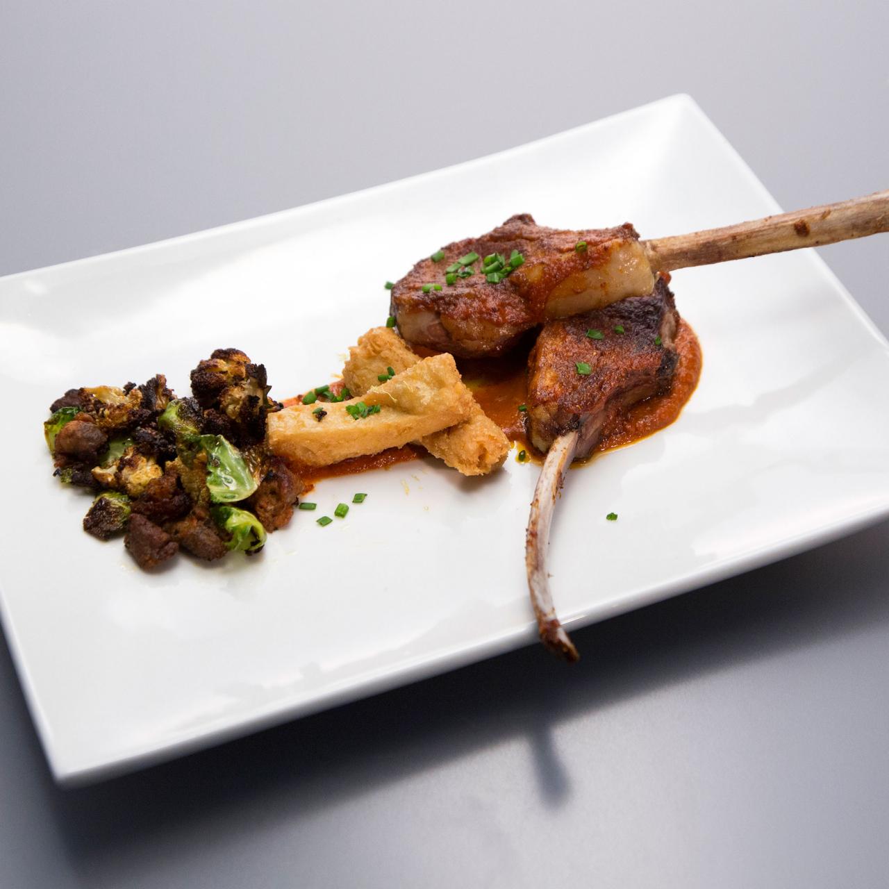 Grilled Harissa Lamb Chops