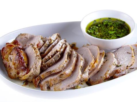 Herb-Roasted Pork Loin with Gremolata