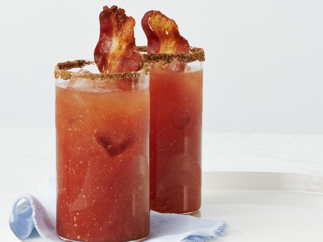 Tiffani's Spicy Bloody Mary with Maple Bacon Recipe, Tiffani Thiessen