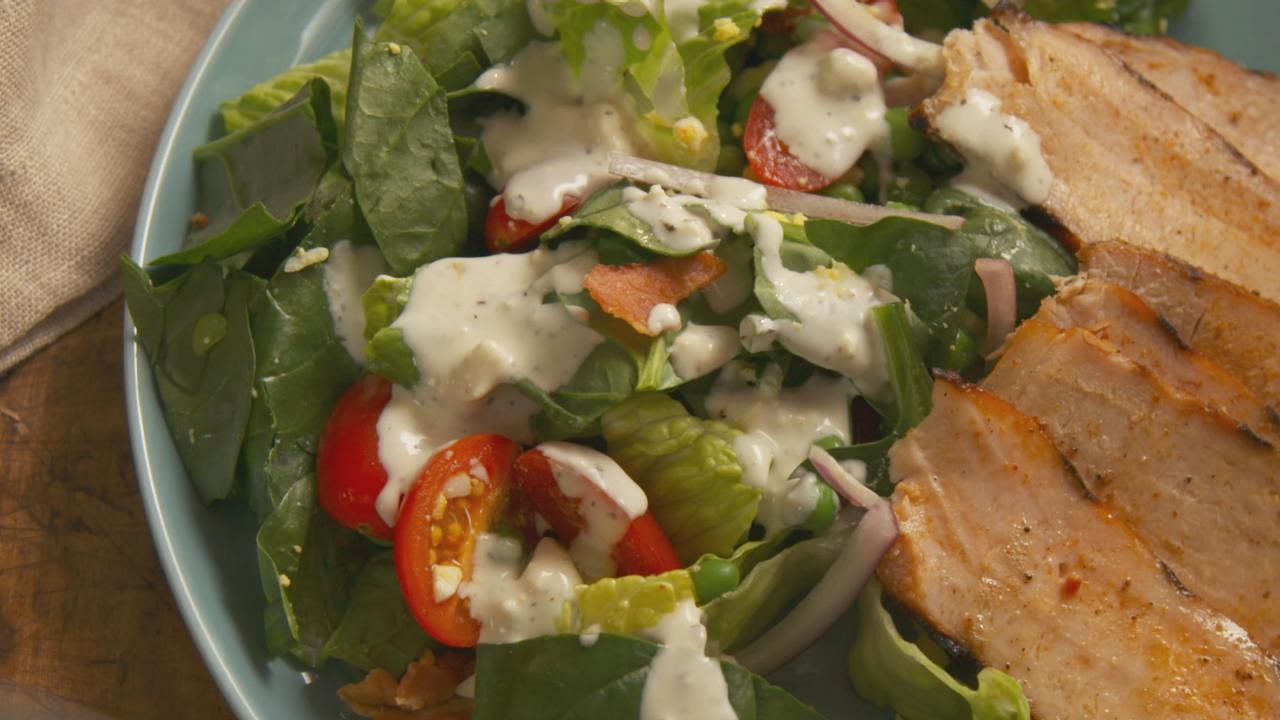 Pork Chop Layered Salad