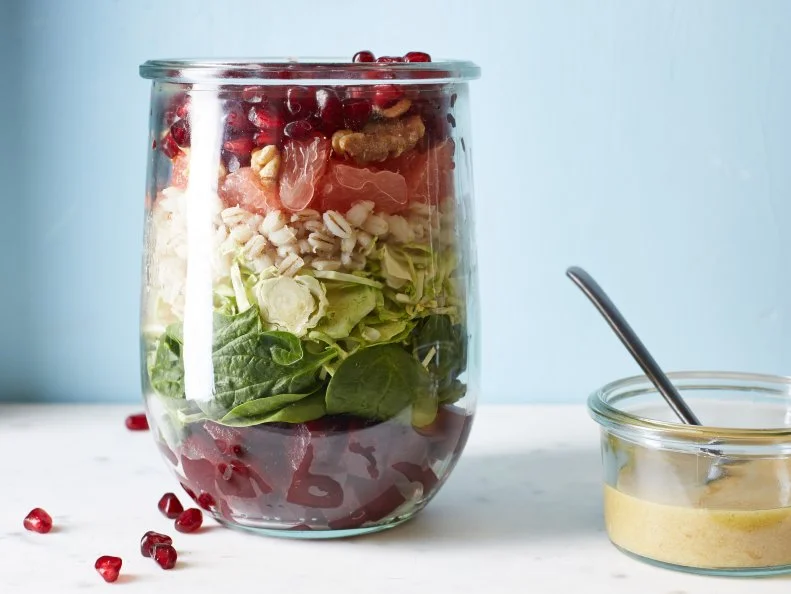 Food Network Kitchen’s beet and brussel sprout salad
as seen on Food Network.