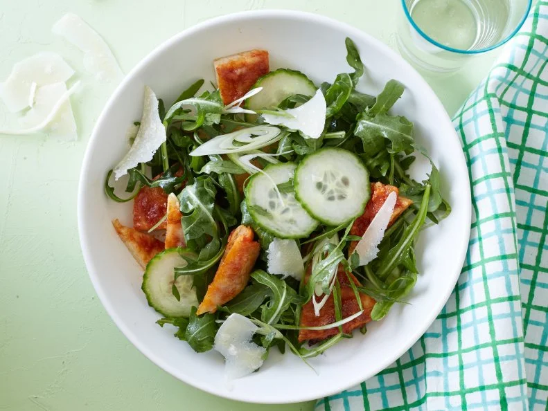 Food Network Kitchenâ  s pizza croutons as seen on Food Network.