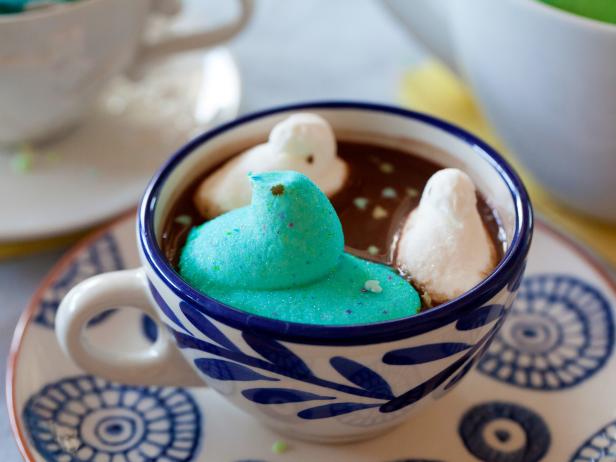 Float peeps in hot chocolate for a warm spring beverage. Jackie Alpesr for Food Network.com