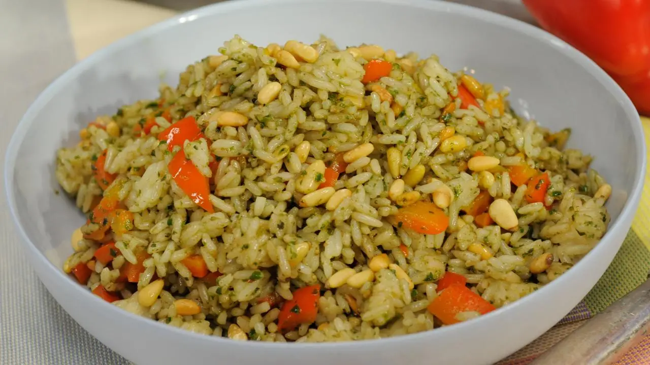 Nunya Business Rice and Pesto