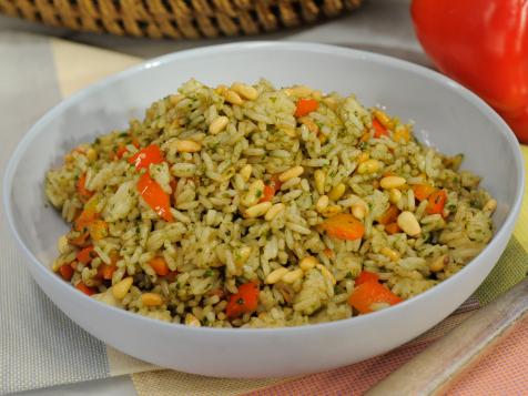 Sunny's Nunya Business Instant Rice and Pesto