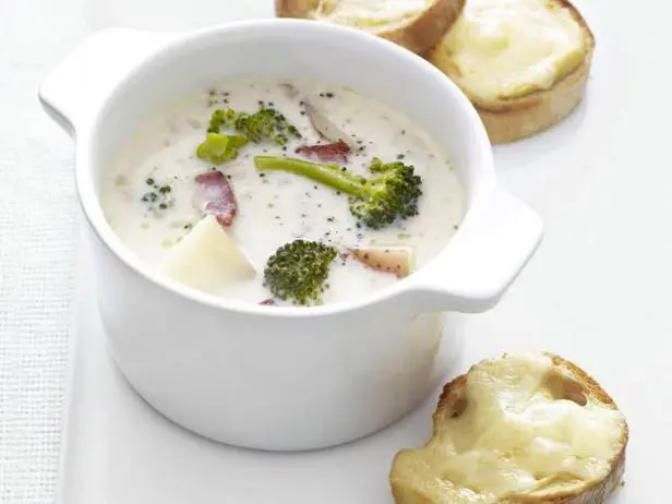 Broccoli Chowder Broccoli Chowder with Cheddar Toasts Recipe - Chef's Resource Recipes