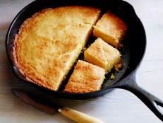 Alex Guarnaschelli's cornbread recipe is perfect for any occasion or time of day. She likes it best cooked in a cast iron skillet and served hot tableside.