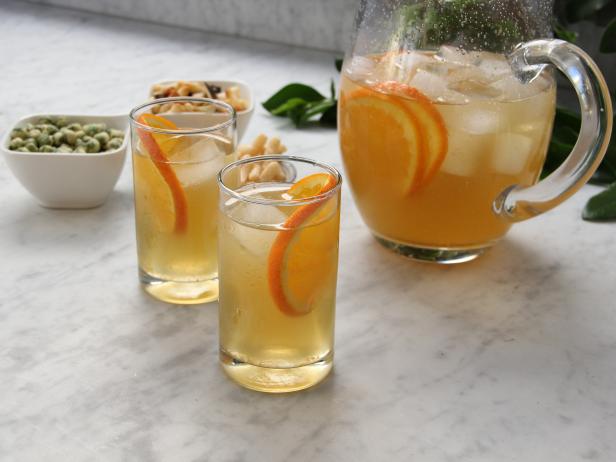 Green Tea and Orange Cooler