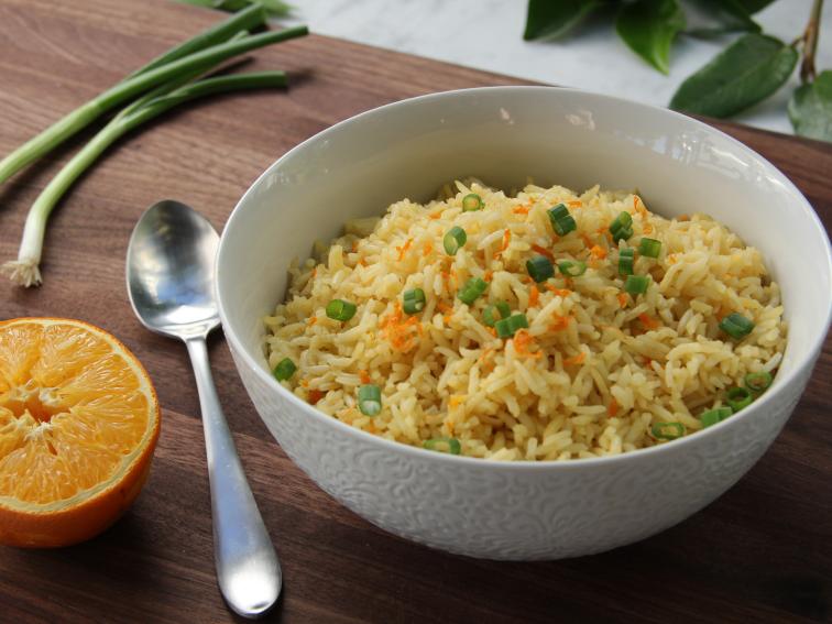 OrangeFlavored Rice Recipe Tia Mowry Food Network