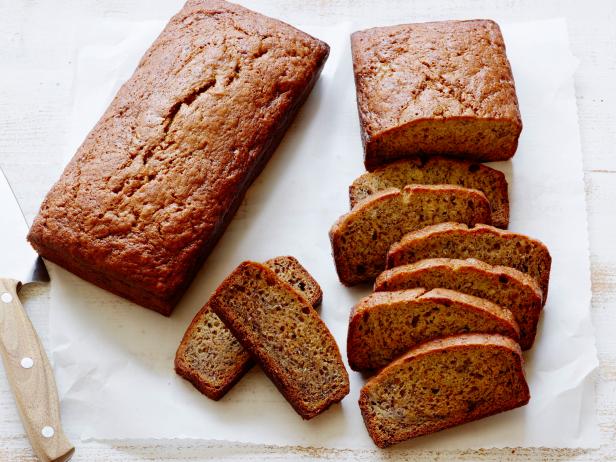 making banana bread