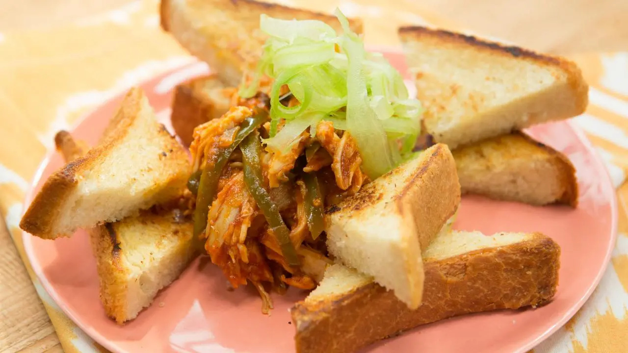 BBQ Chicken on Texas Toast