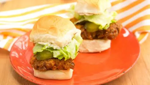Nashville-Style Hot Chicken Sandwich Recipe | Jeff Mauro | Food