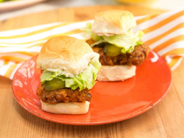 Nashville-Style Hot Chicken Sandwich Recipe | Jeff Mauro | Food Network