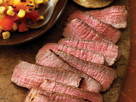 Grilled Southwest Steaks with Sunset Salad