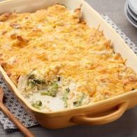 Trish Yearwood's Chicken Broccoli Casserole for the Nashville Memories episode Trisha's Southern Kitchen, as seen on Food Network.