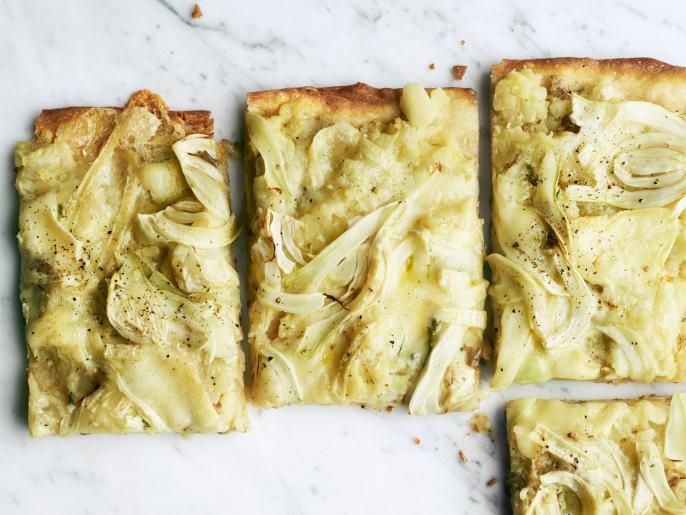 PotatoFennel Pizza with Taleggio Recipe Food Network Kitchen Food