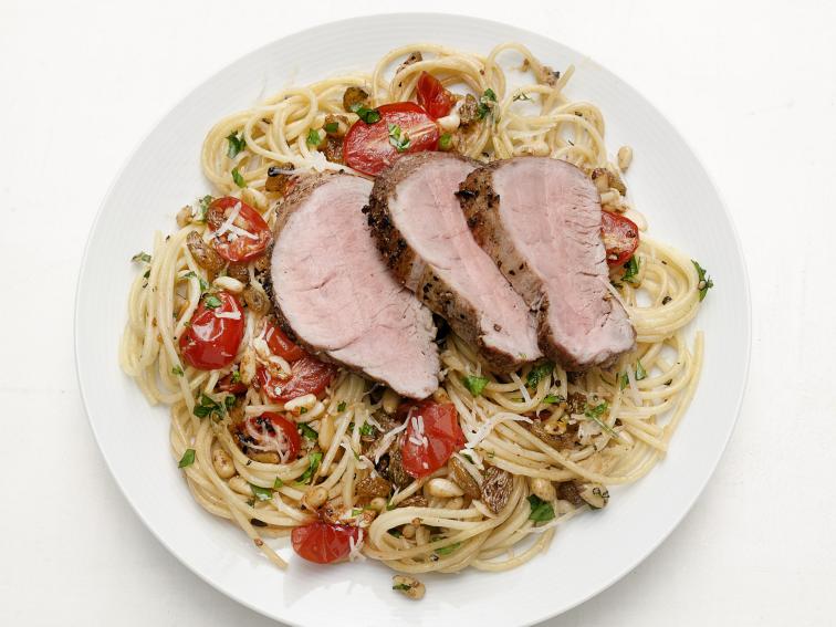 Sicilian Pork with Spaghetti Recipe Food Network Kitchen Food Network