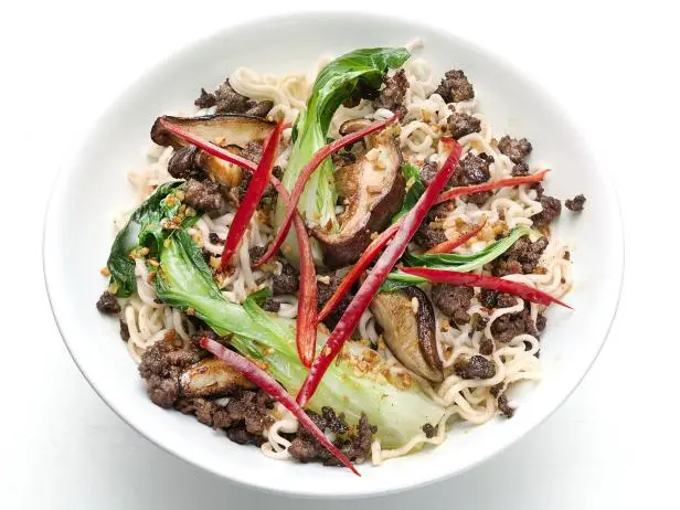 Spicy Ramen with Beef and Bok Choy Recipe | Food Network Kitchen