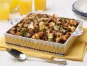 Ree Drummondâ  s Sausage-Kale Strata for THANKSGIVING/BAKING/WEEKEND COOKING, as seen on The Pioneer Woman, Breakfast for Dinner.