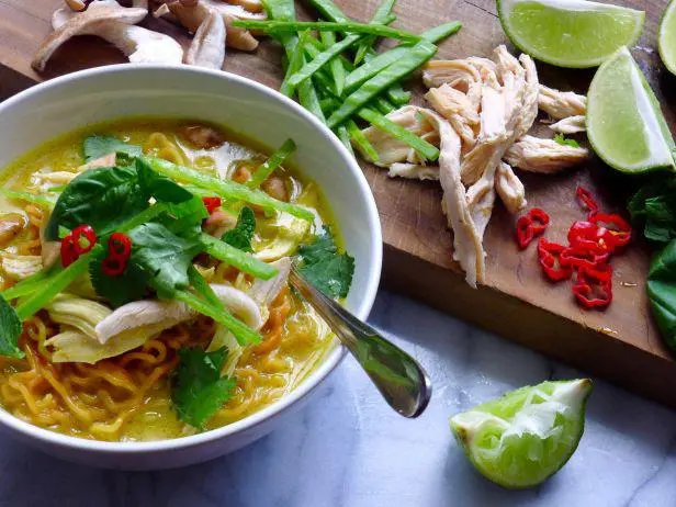 Spicy Curry-Coconut Chicken Noodle Soup Recipe | Silvana Nardone | Food ...