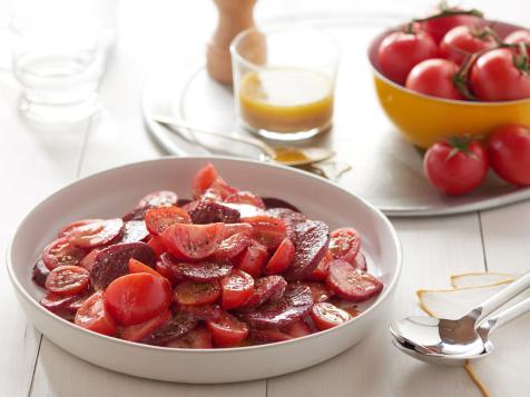 Beet, Tomato, and Strawberry Salad