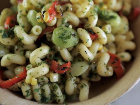 Grilled Southern Succotash Pasta Salad