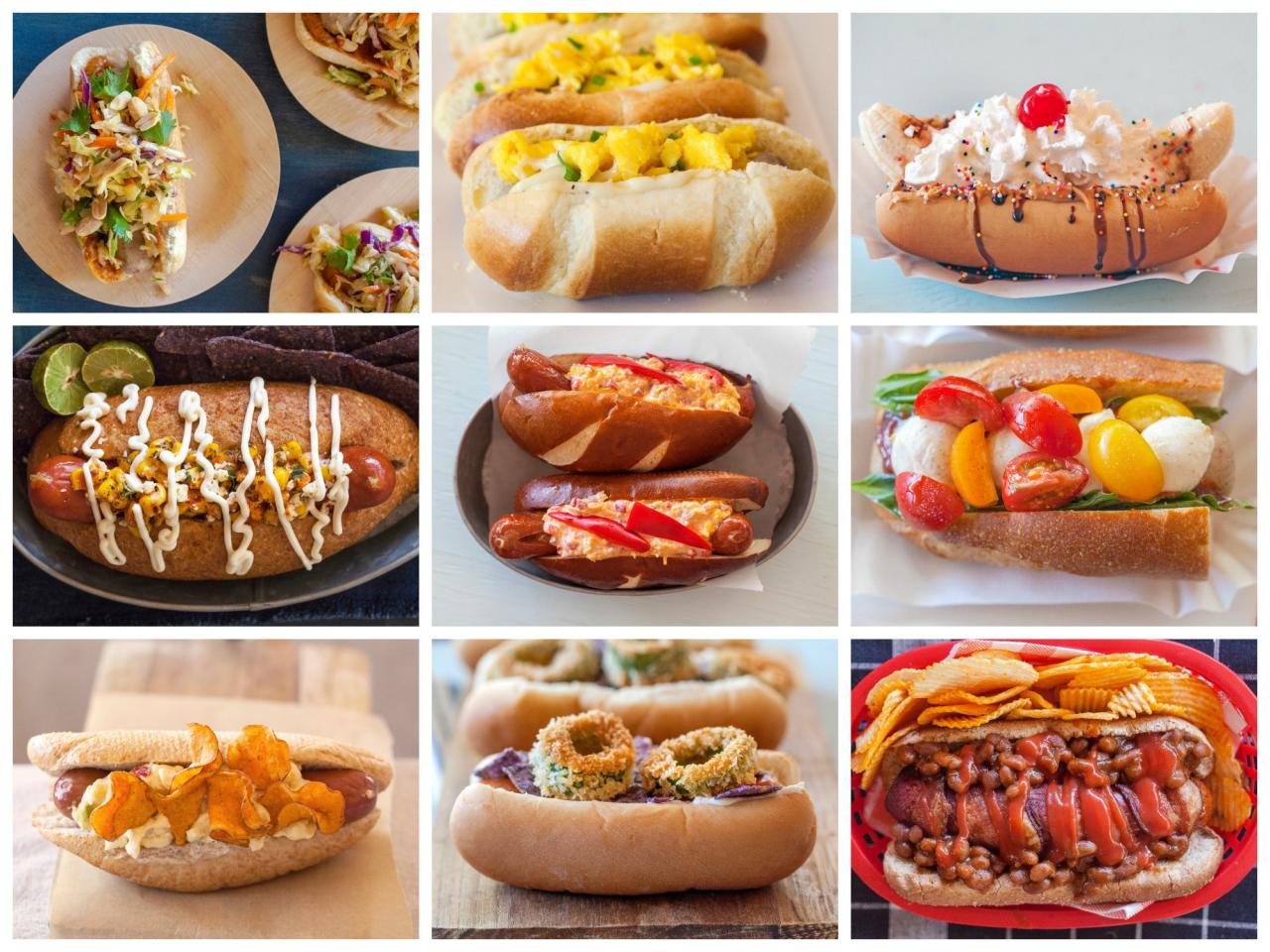 17 Gourmet Hot Dog Recipes w/ Fun Toppings for Your Next Party - Sip Bite Go