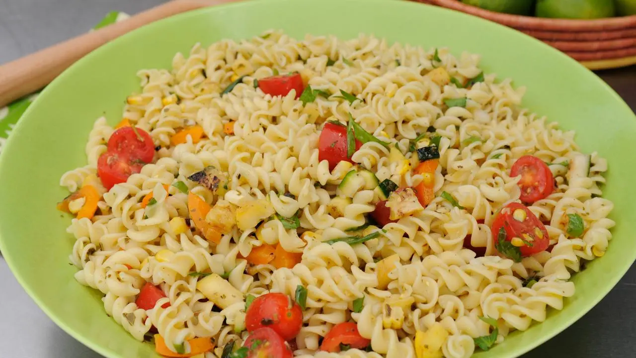 Colorful Veggie Pasta Salad