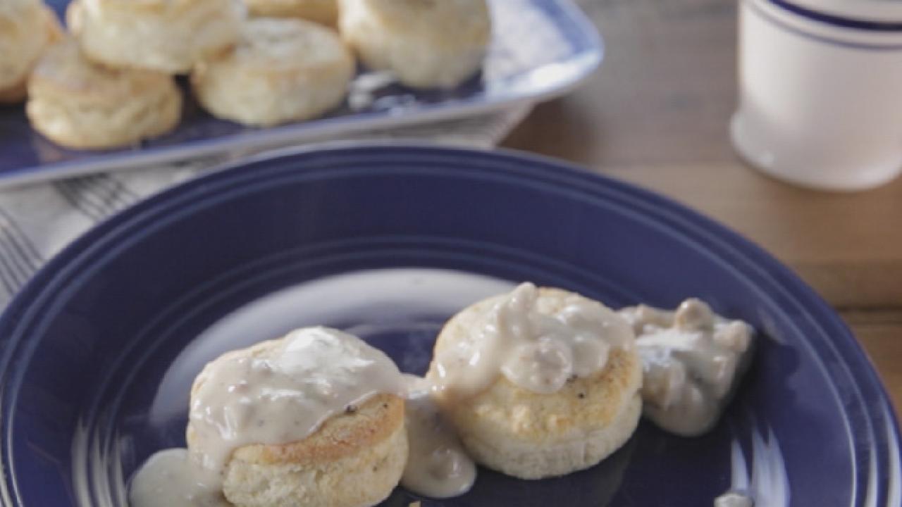 Pepper Biscuits and Gravy
