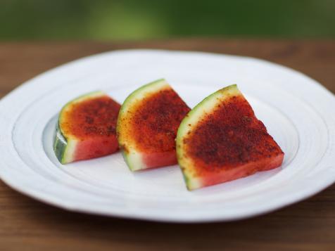 Hot Charred Watermelon Wedges