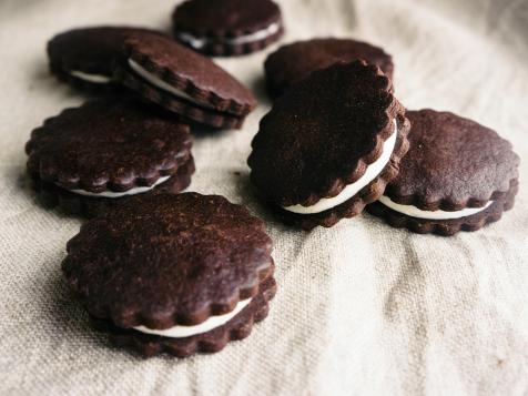 Chocolate Mint Sandwich Cookies
