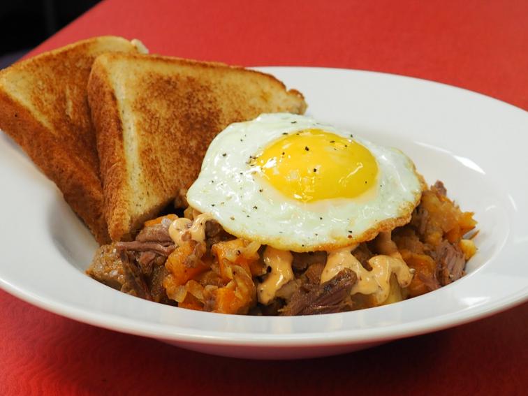 Brisket Hash Recipe | Amanda Freitag | Food Network