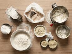 Food Network Kitchenâ  s Baking Ingredient Guide to Flour for THANKSGIVING/BAKING/WEEKEND COOKING, as seen on Food Network.