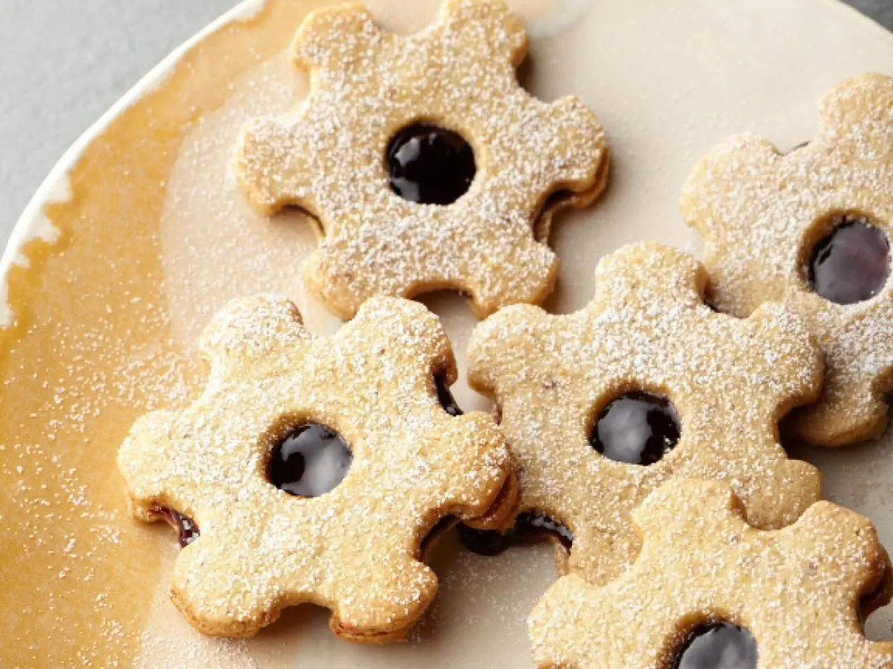 Blackberry-Pecan Linzer Cookies Recipe | Aida Mollenkamp | Food