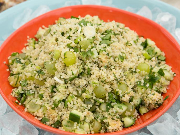 Green Grape and Avocado Quinoa Salad Recipe Katie Lee Biegel Food