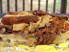 Don’t let the tiny size of this eatery fool you. It delivers a mighty wallop of meaty goodness with its Mega Threat sandwich. This super-stuffed beauty features American cheese and numerous meats (including slow-roasted beef, turkey, ham and sausage), which come piled high on a tasty roll.