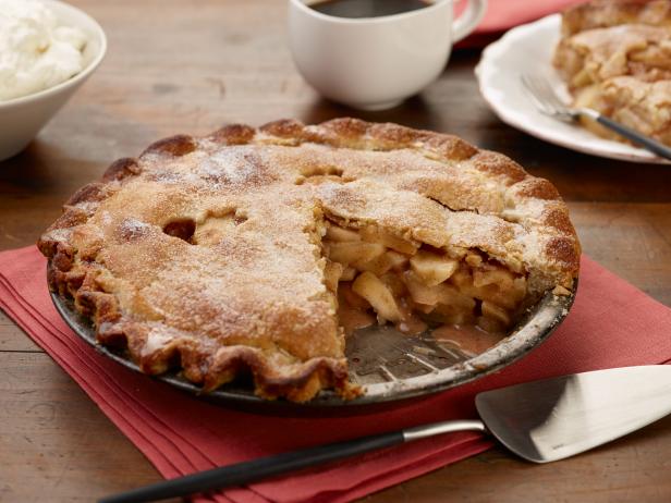 Food Networks Kitchenâ  s Make-Ahead Deep Dish Apple Pie for THANKSGIVING/BAKING/WEEKEND COOKING, as seen on Food Network.