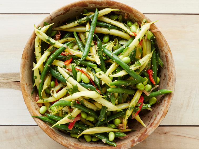 ThreeBean Salad with Mustard Vinaigrette and Pickled Ginger Recipe