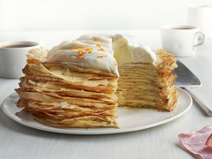 Creamsicle Crepe Cake Recipe Food Network Kitchen Food Network