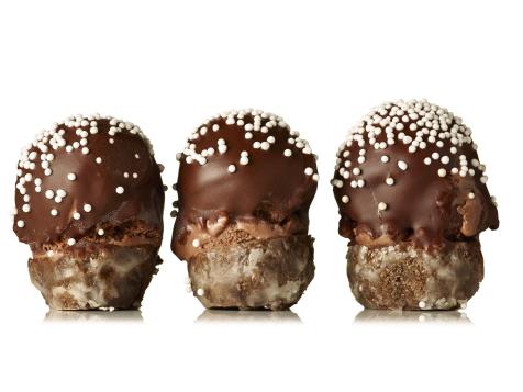 Triple-Chocolate Doughnut Ice Cream Sandwiches