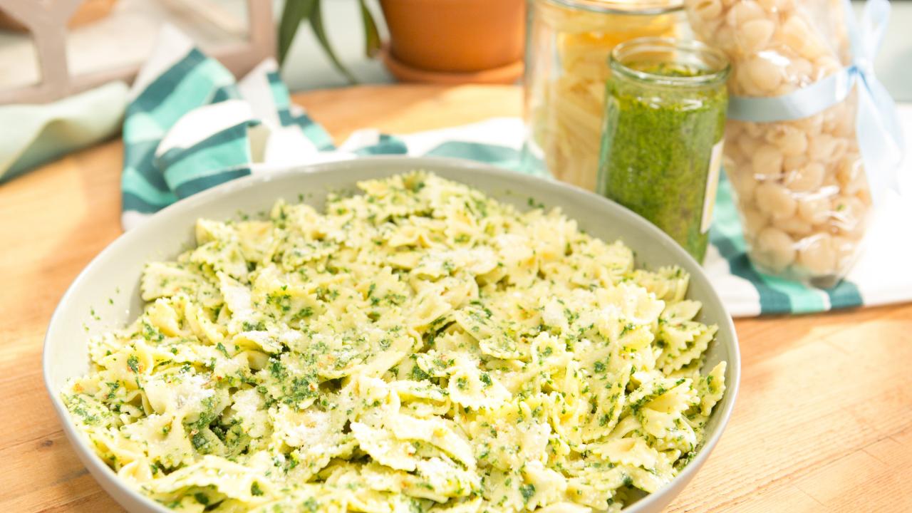 Swiss Chard Pesto with Almonds