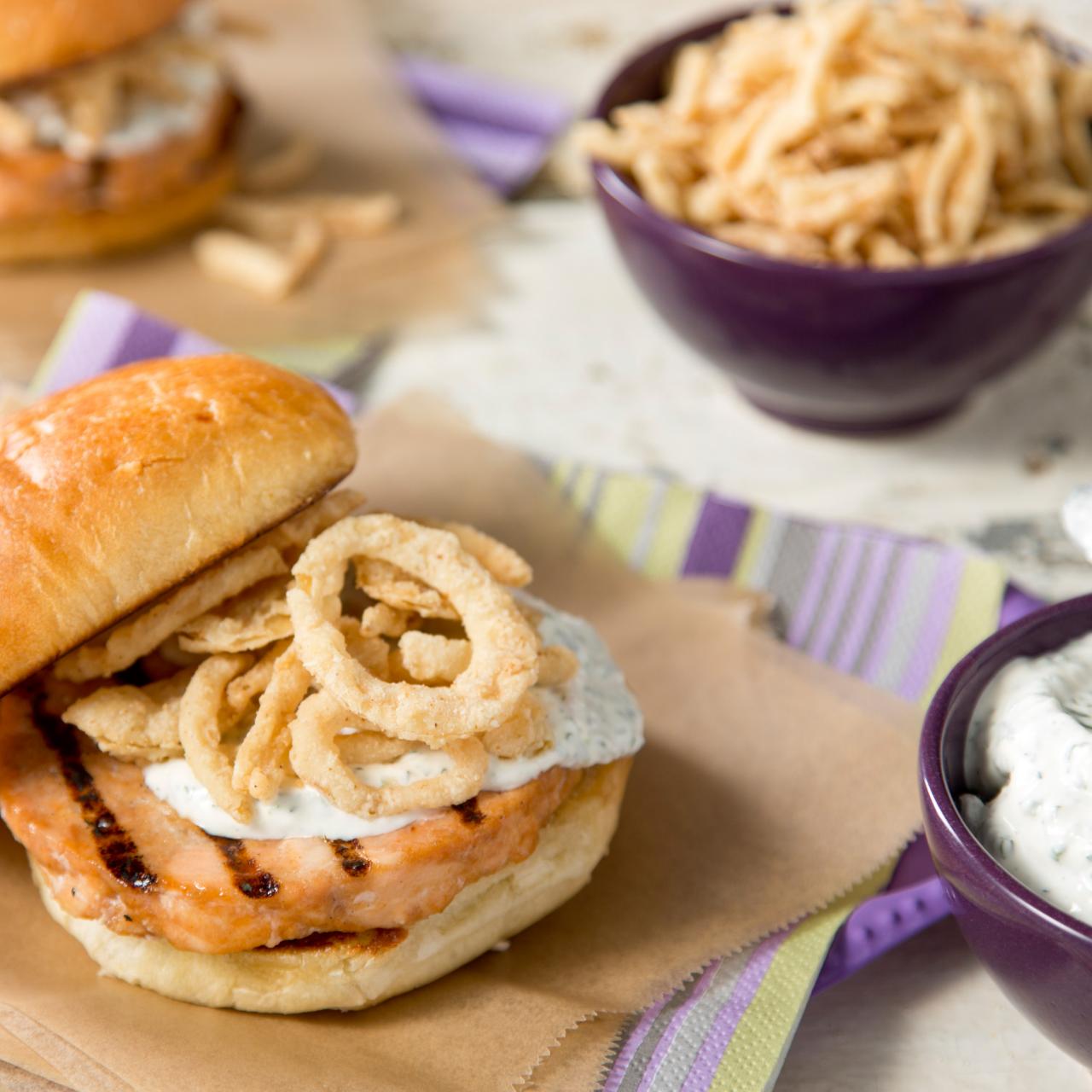 Easy Onion Strings ~ Crispy Burger Topping - Miss in the Kitchen