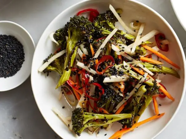 Asian Broccoli Salad with Tangy Chili-Garlic Dressing Asian Broccoli Salad with Tangy Chili-Garlic Dressing