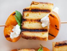 Grilled apricot, pound cake and cream cheese kabobs. Food photography and pound cake ideas by Jackie Alpers for Foodnetwork.com
,Grilled apricot, pound cake and cream cheese kabobs. Food photography and pound cake ideas by Jackie Alpers for Foodnetwork.com
