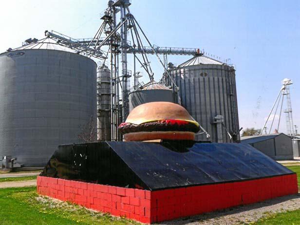 giant hamburger