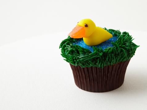 Duck in a Pond Cupcakes