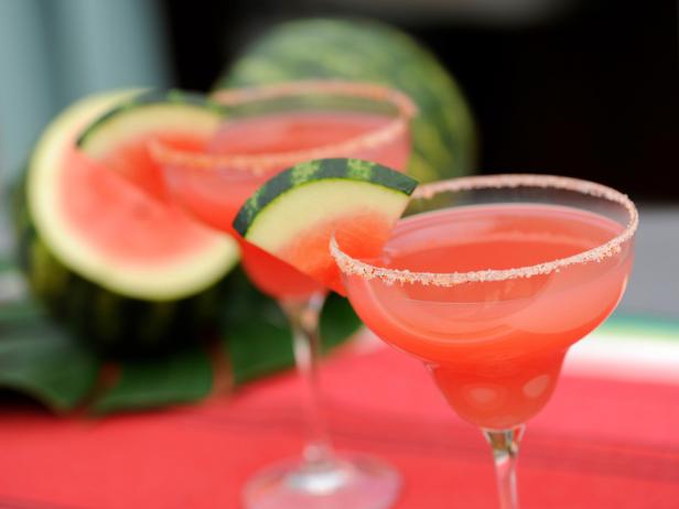 Watermelon Margarita with Espelette Salt