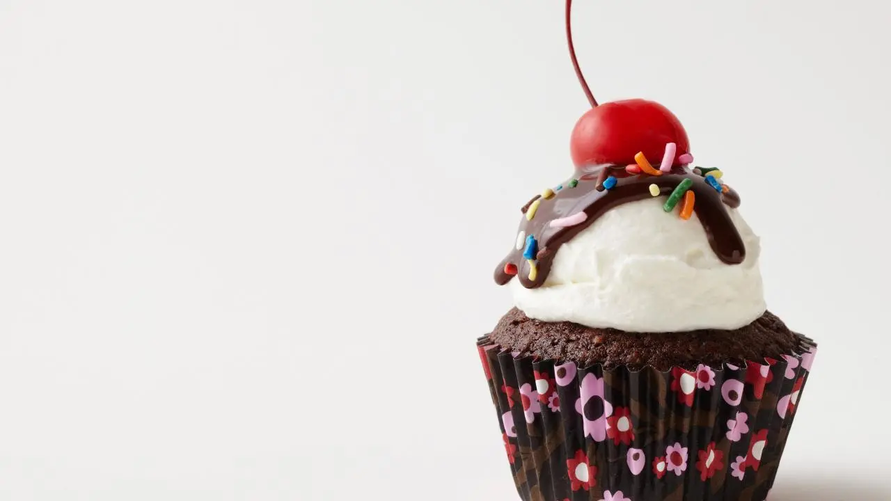 Brownie Cupcakes a la Mode